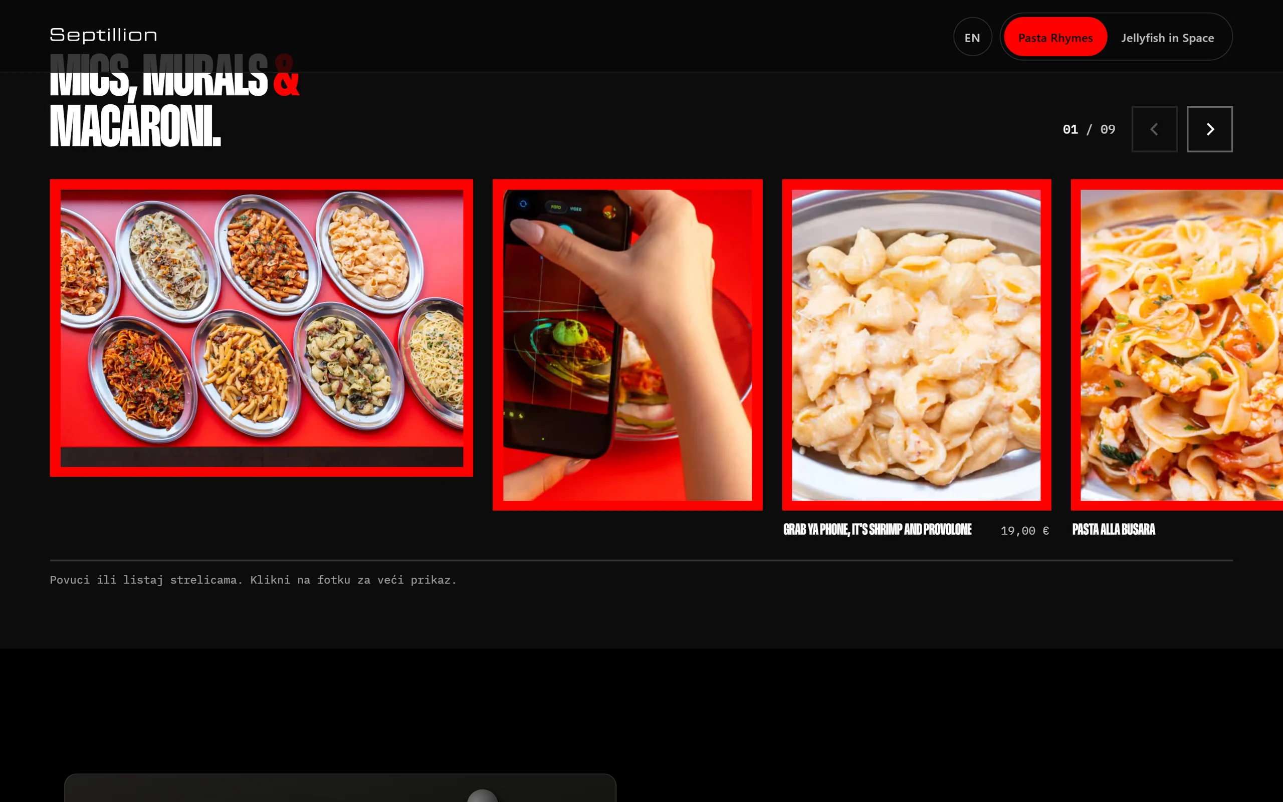 Pasta Rhymes: galerija fotografija jela i lokala.